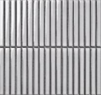 Плитка Porcelain Mosaic Strip Mosaic 1.5Х14.5 Серый Глянцевый 29.4x31.3 см, поверхность глянец