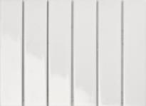 Плитка Porcelain Mosaic Strip Mosaic 4.5X19.5 Белая Глянцевая 19.5x28.8 см, поверхность глянец