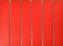 Плитка Porcelain Mosaic Strip Mosaic 4.5X19.5 Красная Матовая Y45P806 19.5x28.8 см, поверхность матовая