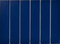 Плитка Porcelain Mosaic Strip Mosaic 4.5X19.5 Синяя Матовая 19.5x28.8 см, поверхность матовая