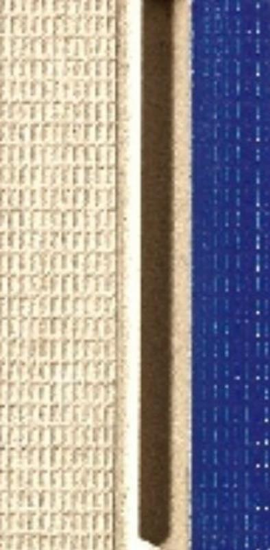 Плитка Porcelain Mosaic Swimming Pools Рукохват Yc3-1 Бежевый-Синий Zz 11.9x24.4 см, поверхность микс, рельефная