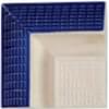 Плитка Porcelain Mosaic Swimming Pools Угловой Элемент Y15 Бежевый-Синий Zz 11.5x11.5 см, поверхность микс, рельефная