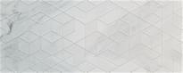 Плитка Porcelanite Dos 1212 Blanco Diamond Decor 40x120 см, поверхность глянец, рельефная