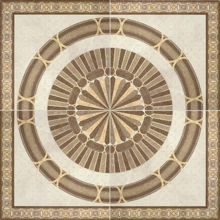 Porcelanite Dos 5008 Roseton Ivory Rodas 100x100