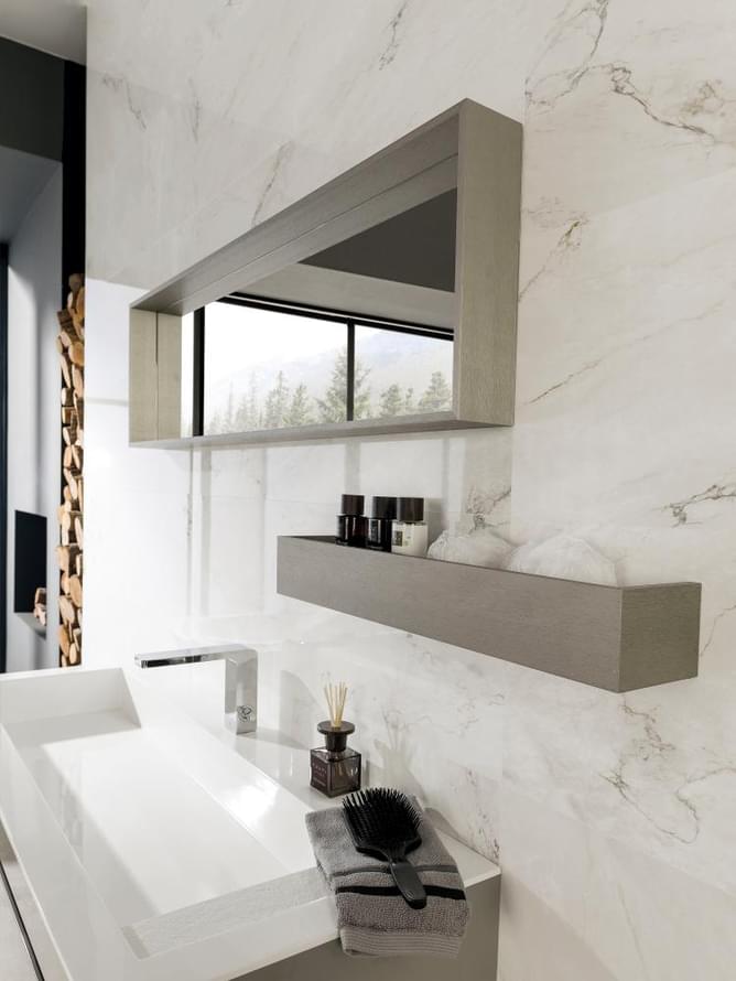 керамогранит фабрики Porcelanosa коллекция Bianco Carrara