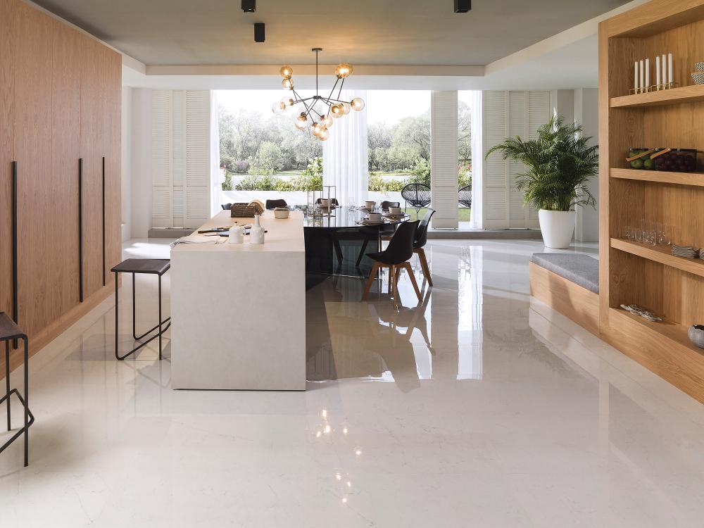 керамогранит фабрики Porcelanosa коллекция Bianco Pulido