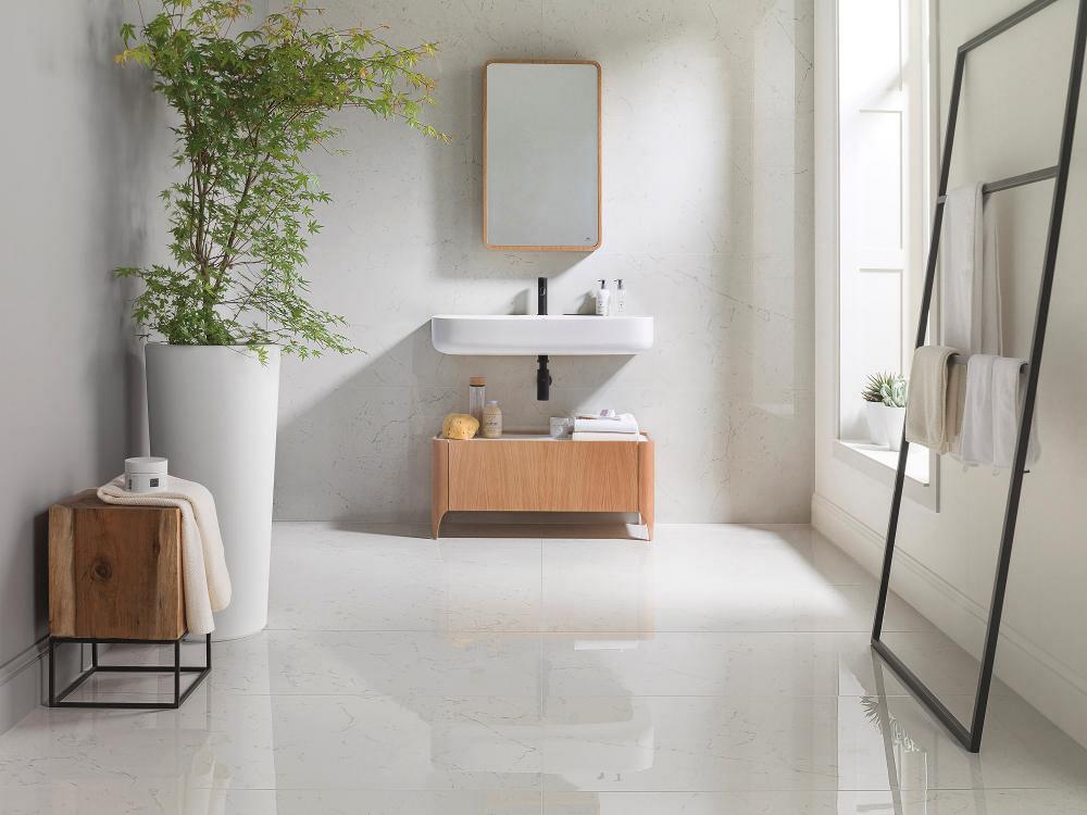 керамогранит фабрики Porcelanosa коллекция Bianco Pulido