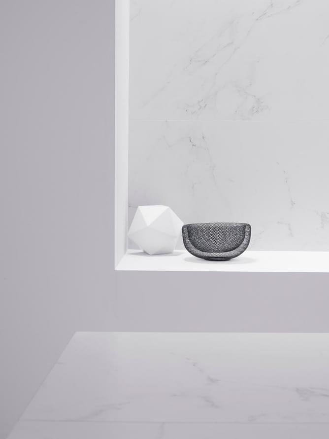 керамогранит фабрики Porcelanosa коллекция Carrara Blanco