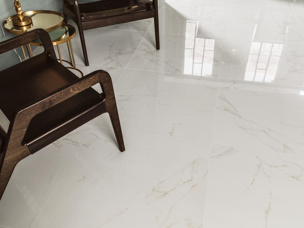 керамогранит фабрики Porcelanosa коллекция Carrara Blanco