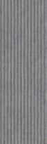 Плитка Porcelanosa Old Dark Gray 33.3x100 см, поверхность матовая, рельефная
