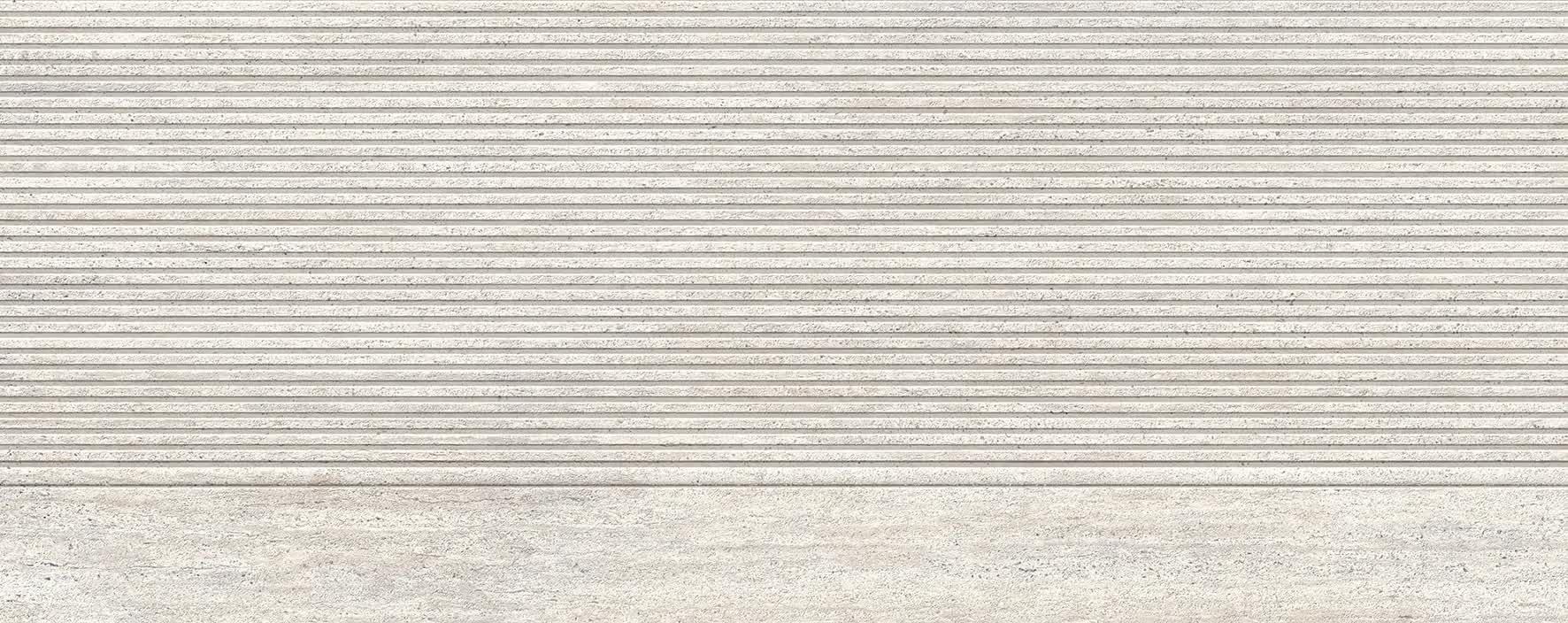 Плитка Porcelanosa Taranto Stripe Bianco 59.6x150 см, поверхность матовая