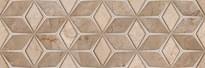 Плитка Primavera Empressa Brown Decor 04 Carving 30x90 см, поверхность матовая, рельефная