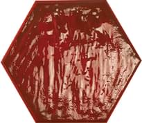 Плитка Prissmacer Rain Bordeaux Hex 19.8x22.8 см, поверхность глянец