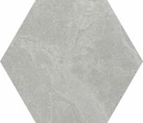 Плитка Provenza Eureka Esagona Grigio 22x19.3 см, поверхность матовая, рельефная