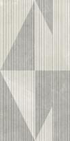 Плитка Provenza Eureka Intarsio 3D Bianco-Grigio 30x60 см, поверхность матовая, рельефная