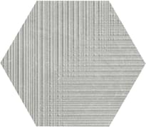 Плитка Provenza Eureka Tartan Esagona Grigio 22x19.3 см, поверхность матовая