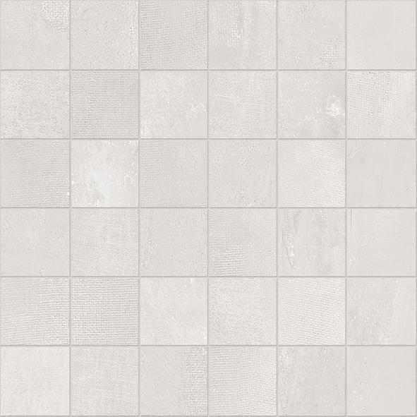 Provenza Gesso Mosaico 5x5 Natural White 30x30 см, поверхность матовая
