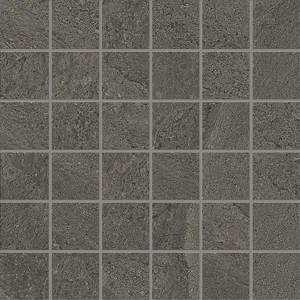 Provenza Pietra Di Orosei Mosaico 5x5 Grigio Basalto Silktech 30x30 см, поверхность матовая