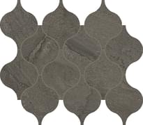 Provenza Pietra Di Orosei Mosaico Provenzale Evo Grigio Bruciato Silktech 29x33 см, поверхность матовая