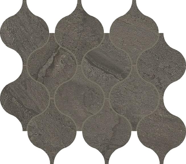 Provenza Pietra Di Orosei Mosaico Provenzale Evo Grigio Bruciato Silktech 29x33 см, поверхность матовая