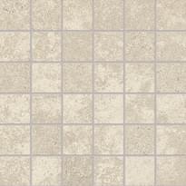 Плитка Provenza Re-Play Concrete Mosaico Recupero 5x5 Sand 30x30 см, поверхность матовая, рельефная