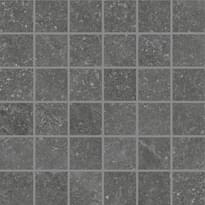 Плитка Provenza Salt Stone Mosaico 5x5 Black Iron Naturale 30x30 см, поверхность матовая, рельефная