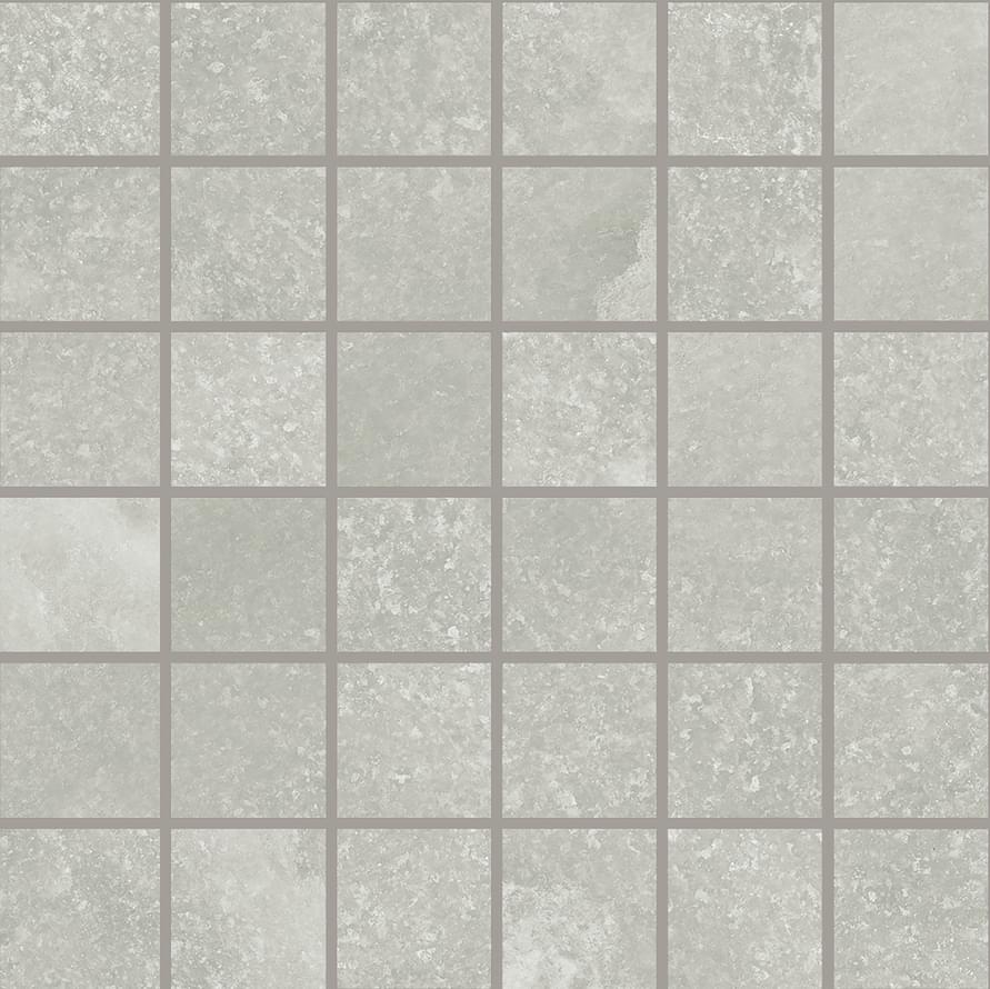 Provenza Salt Stone Mosaico 5x5 Grey Ash Naturale 30x30