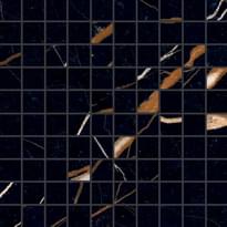 Плитка Provenza Unique Marble Mosaico 3x3 Sahara Noir Lappato 30x30 см, поверхность полированная