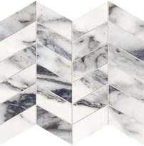 Плитка Provenza Unique Marble Mosaico Arrows Bianco Siena Silktech 30x30 см, поверхность полуматовая