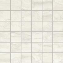 Плитка Provenza Unique Travertine Mosaico 5x5 Vein Cut White Lappato 30x30 см, поверхность матовая