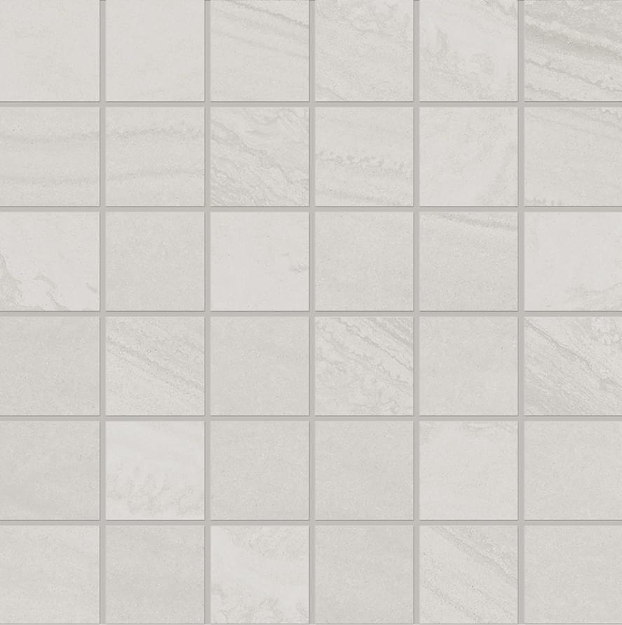 Provenza Varana Stone Mosaico 50x50 Cross Cut Light Grey Silktech 30x30