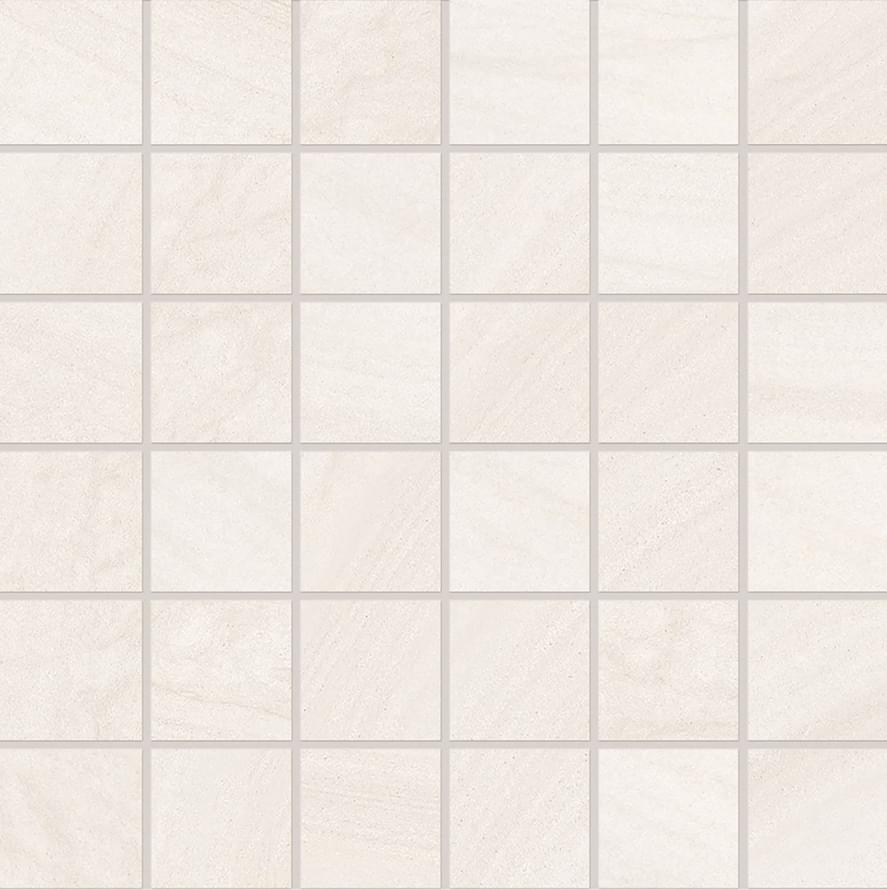 Provenza Varana Stone Mosaico 50x50 Cross Cut White Silktech 30x30