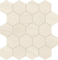 Плитка Provenza Varana Stone Mosaico Hexagon Cross Cut Beige Silktech 29.3x30 см, поверхность полуматовая