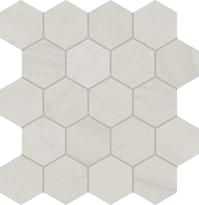 Плитка Provenza Varana Stone Mosaico Hexagon Cross Cut Light Grey Silktech 29.3x30 см, поверхность полуматовая