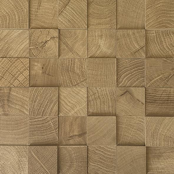 Provenza W-Circles Mosaico 3D Cube Walnut 27x27 см, поверхность матовая