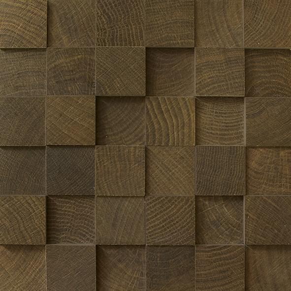 Provenza W-Circles Mosaico 3D Cube Wenge 27x27 см, поверхность матовая