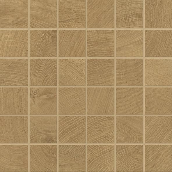 Provenza W-Circles Mosaico 5x5 Walnut 30x30 см, поверхность матовая