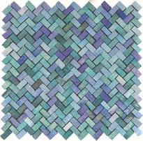 Плитка Provenza Zerodesign Mosaico Mare Lustrato Verde/Azzurro 31.6x31.6 см, поверхность матовая