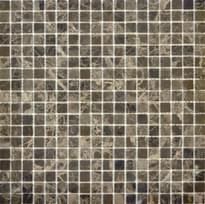 Плитка Q Stones Каменная Мозаика Crema Marfil-15T-10 30.5x30.5 см, поверхность матовая