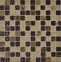 Плитка Q Stones Мозаика Стекло Камень G-037-23-8 30.5x30.5 см, поверхность полированная