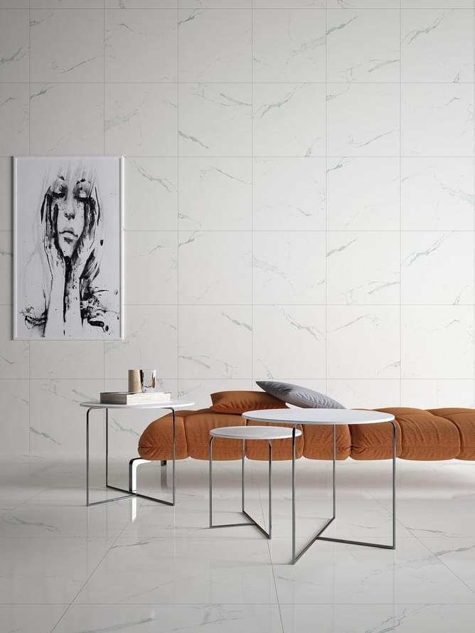 керамогранит фабрики Qua коллекция Bianco River