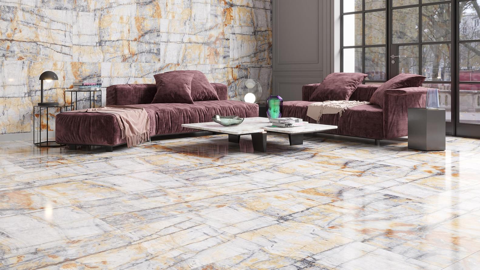 керамогранит фабрики Qua коллекция Blue Jeans