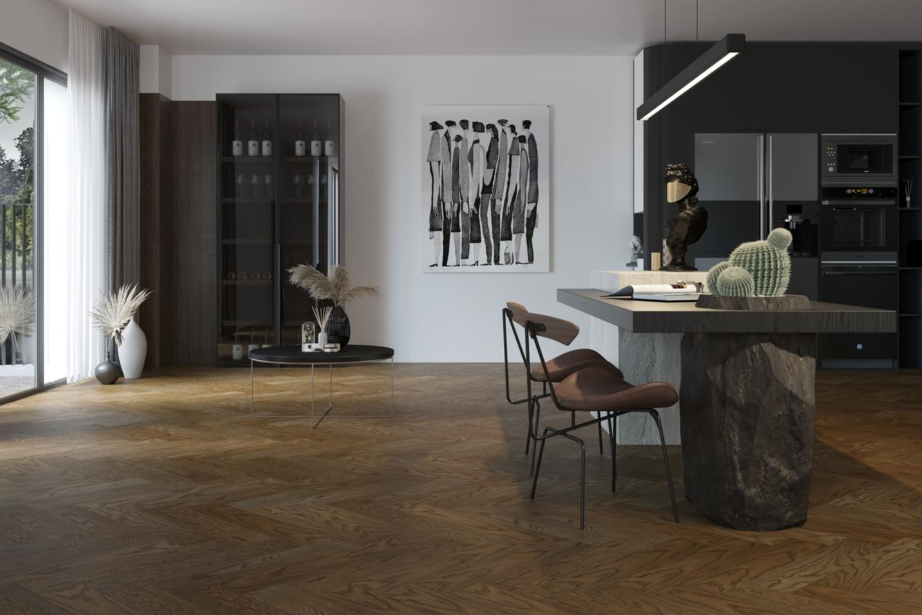 кварц паркет фабрики Quartz Parquet коллекция Английская Ёлка