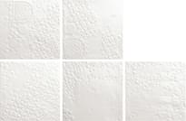Плитка Quintessenza Bucchero Bianco Matt 13.2x13.2 см, поверхность матовая, рельефная