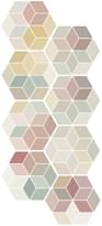 Плитка Quintessenza Minima8.6 Multi Color 17x15 см, поверхность матовая