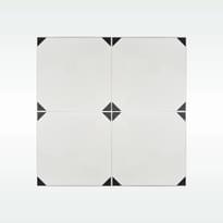 Плитка REDA Геометрия Классика Уголок Ral 9005 20x20 см, поверхность глянец