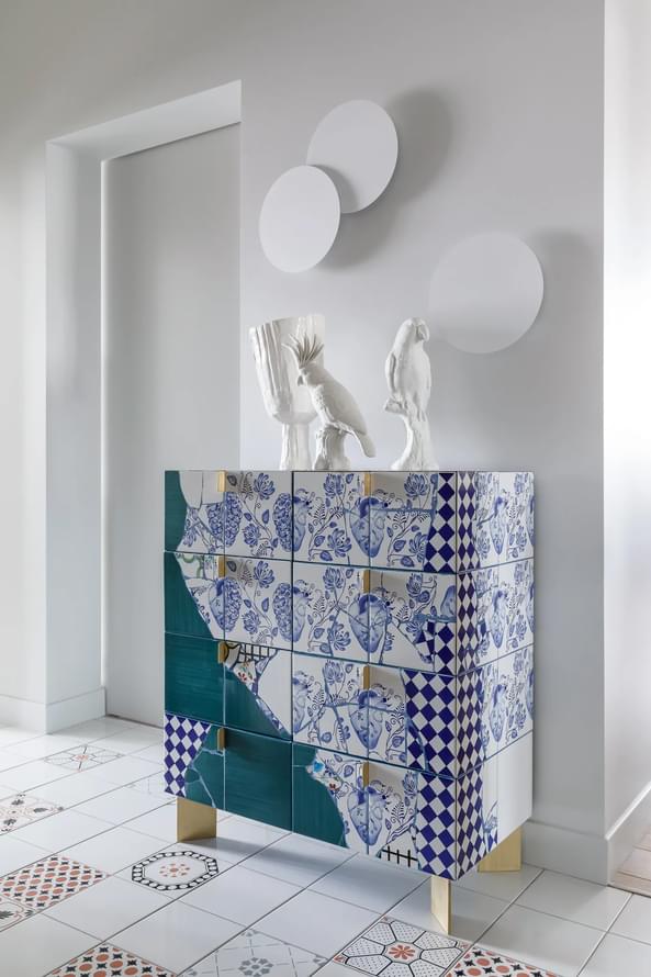 керамика фабрики REDA коллекция Синий Русский