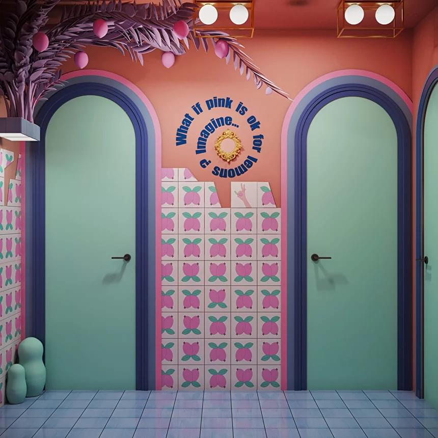 керамика фабрики REDA коллекция Фруктовый Лес