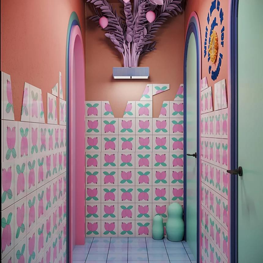 керамика фабрики REDA коллекция Фруктовый Лес