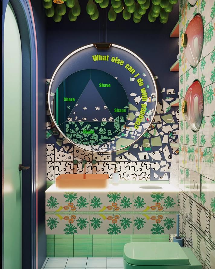 керамика фабрики REDA коллекция Фруктовый Лес